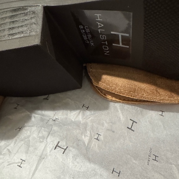 Halston Heritage Tan Suede Boots over the knee, new no box - Picture 3 of 3